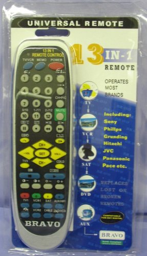 Bravo 13 in 1 remote control manual 2